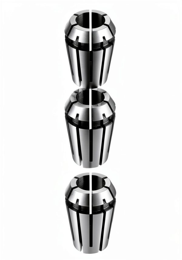 Shimeyao 9 Pcs Er11 Spring Collet Nut Set Er11 1/8'' Collet + 1/4'' Collet + Clamping Nut Precision Spring Collet Set for Cnc Engraving Mechine Milling Lathe Tool-0