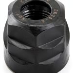 QWORK ER20 A Collet Clamping Nuts for CNC Milling Chuck Holder Lathe, 4 Pack (Black)-0