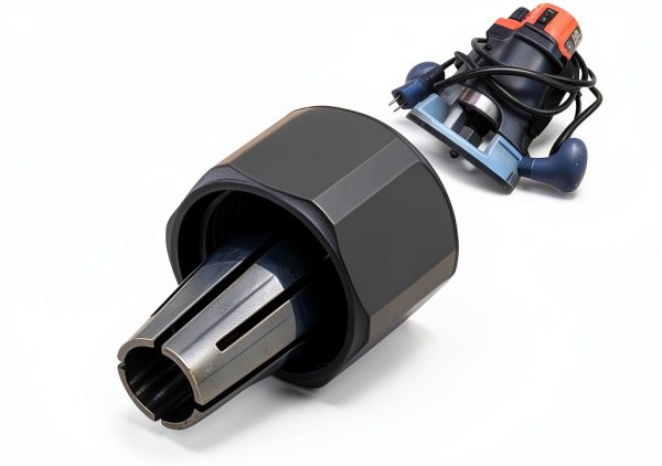48-66-0974 48-66-2485 Replace for Milwaukee 48-68-0031 14-46-0166 Collet Nut 2485-20 2486-20 48-66-0975 1/4"（6.35mm) Collet 48-66-0985 Routers Self-Releasing Collet Chuck and Locking Nut Assembly-4