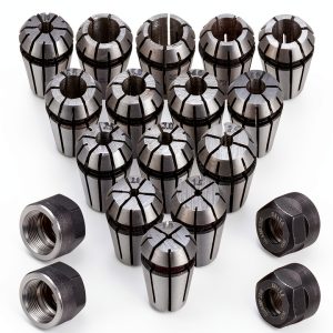 ER11 Spring Collet Set Yaocom 19-Piece Precision Kit 1mm-7mm 1/4 1/8-0
